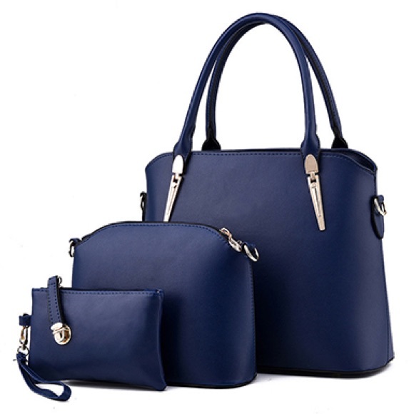 🍍 Handbag Set ✨ Shopper | Shoulder Bag | Wristlet - Picture 4 of 4